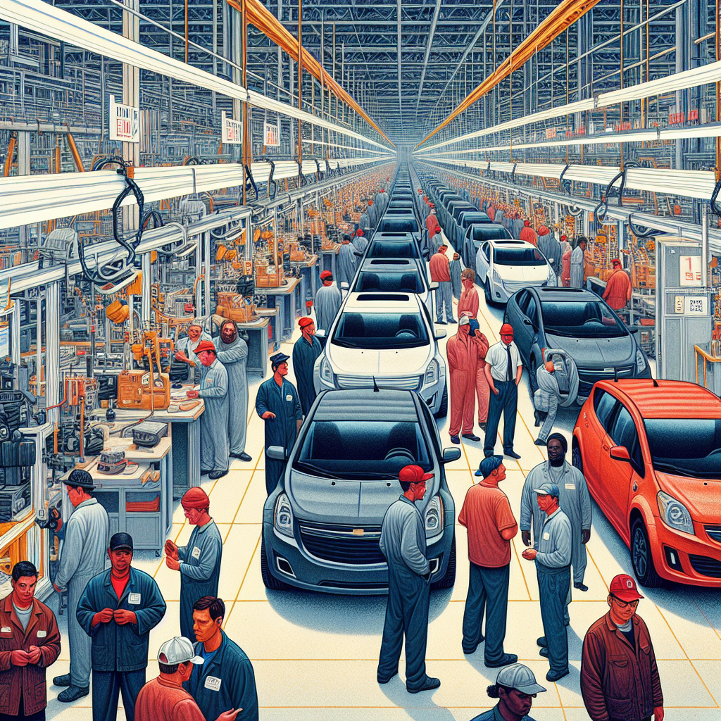 General Motors Halts Electric Vehicle Production at Detroit Factory, 1,300 Workers Face Temporary Layoffs