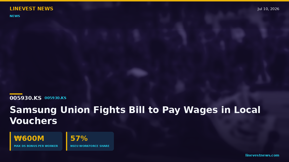 Samsung Electronics (005930.KS) Union Fights Voucher Bill