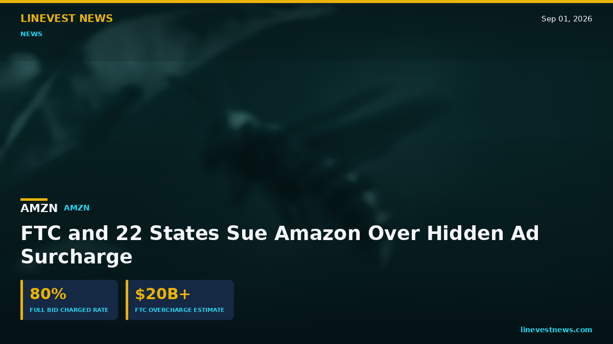 FTC and 22 States Sue Amazon (AMZN) Over Secret Ad Surcharge