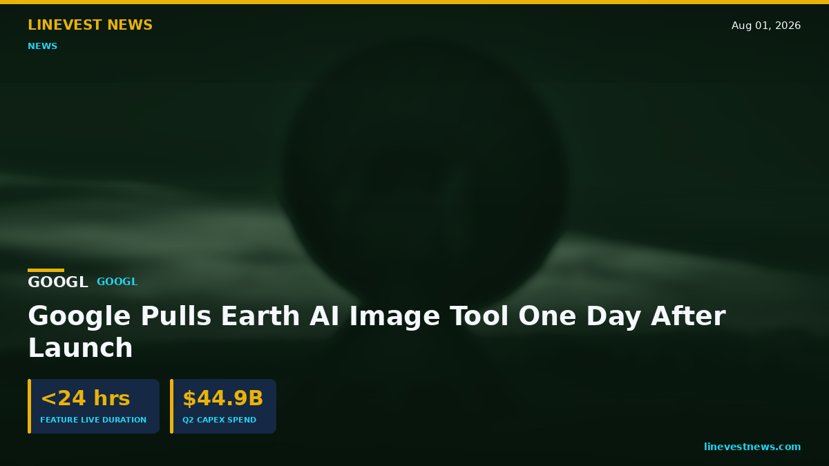 Google (GOOGL) Pulls Earth AI Image Tool After One Day