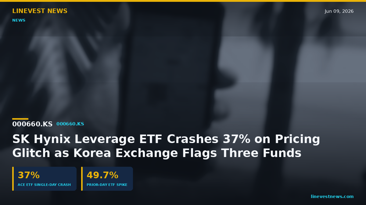 SK Hynix ETF (000660.KS) Plunges 37% on Market-Maker Glitch