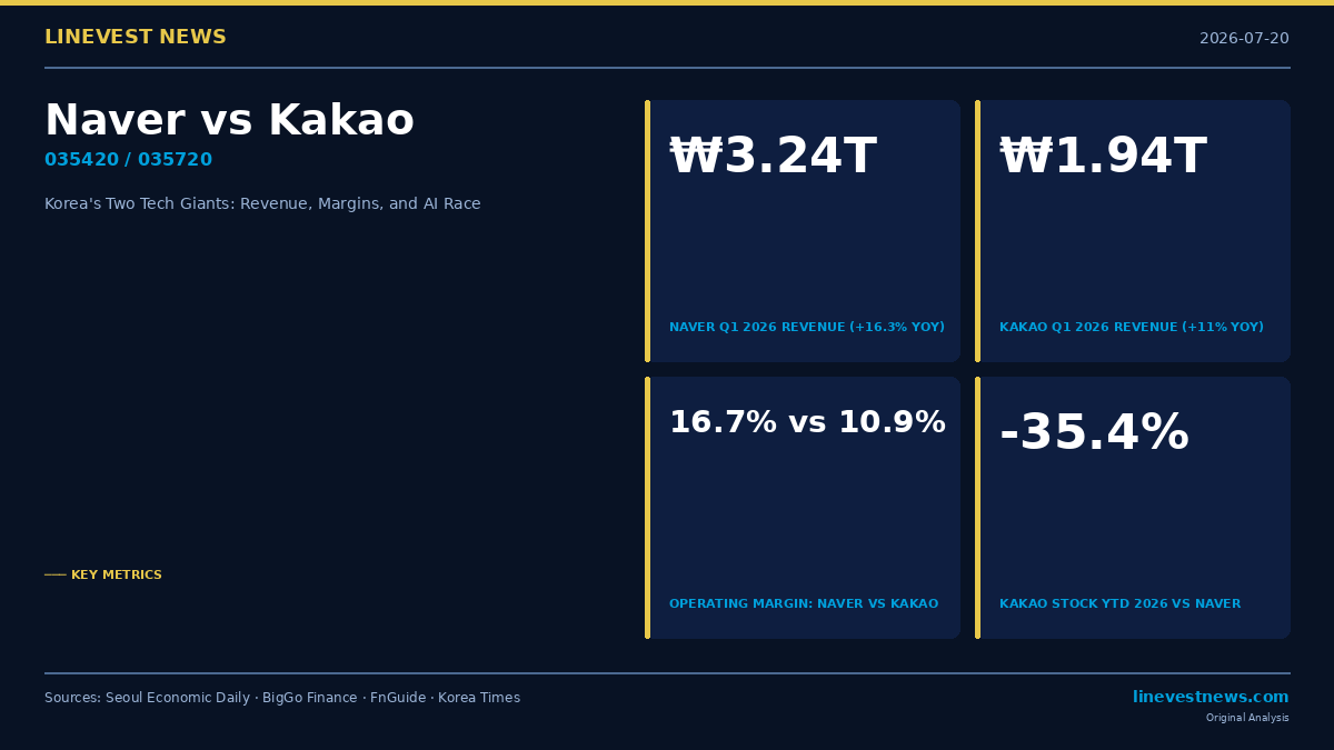 Naver vs Kakao: Business Comparison for Investors (2026)
